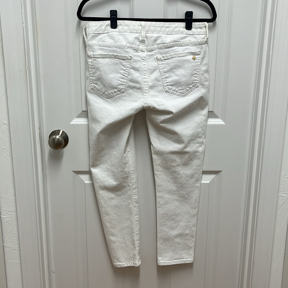 KATE SPADE WHITE SLIM JEANS BROOME STREET SIZE 29 - Picture 2 of 8